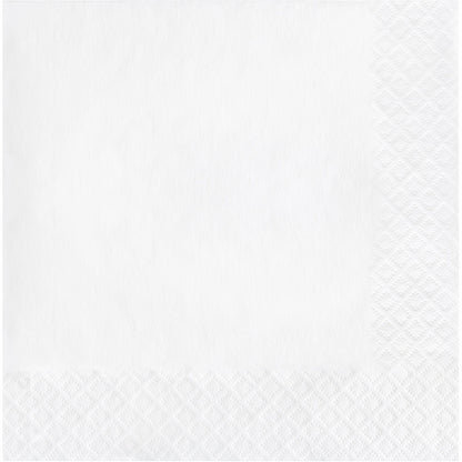 White Luncheon Napkins 3-Ply 500 ct
