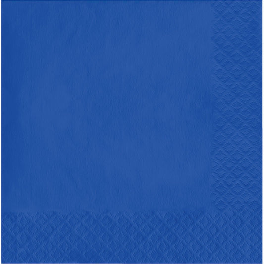 Cobalt Blue Luncheon Napkins 3-Ply 500 ct