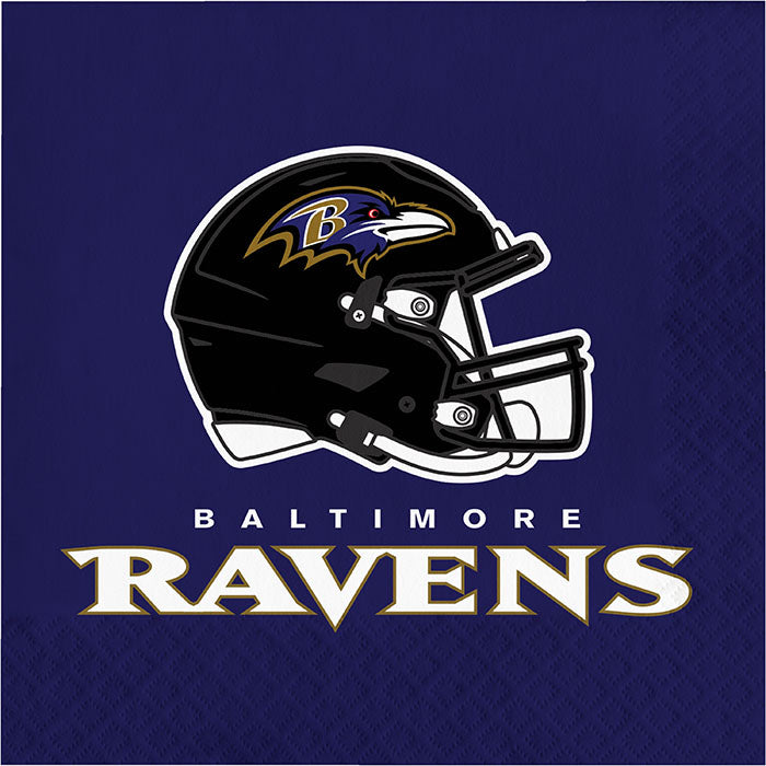 Bulk Baltimore Ravens Luncheon Napkins 192 ct | Napkins.com