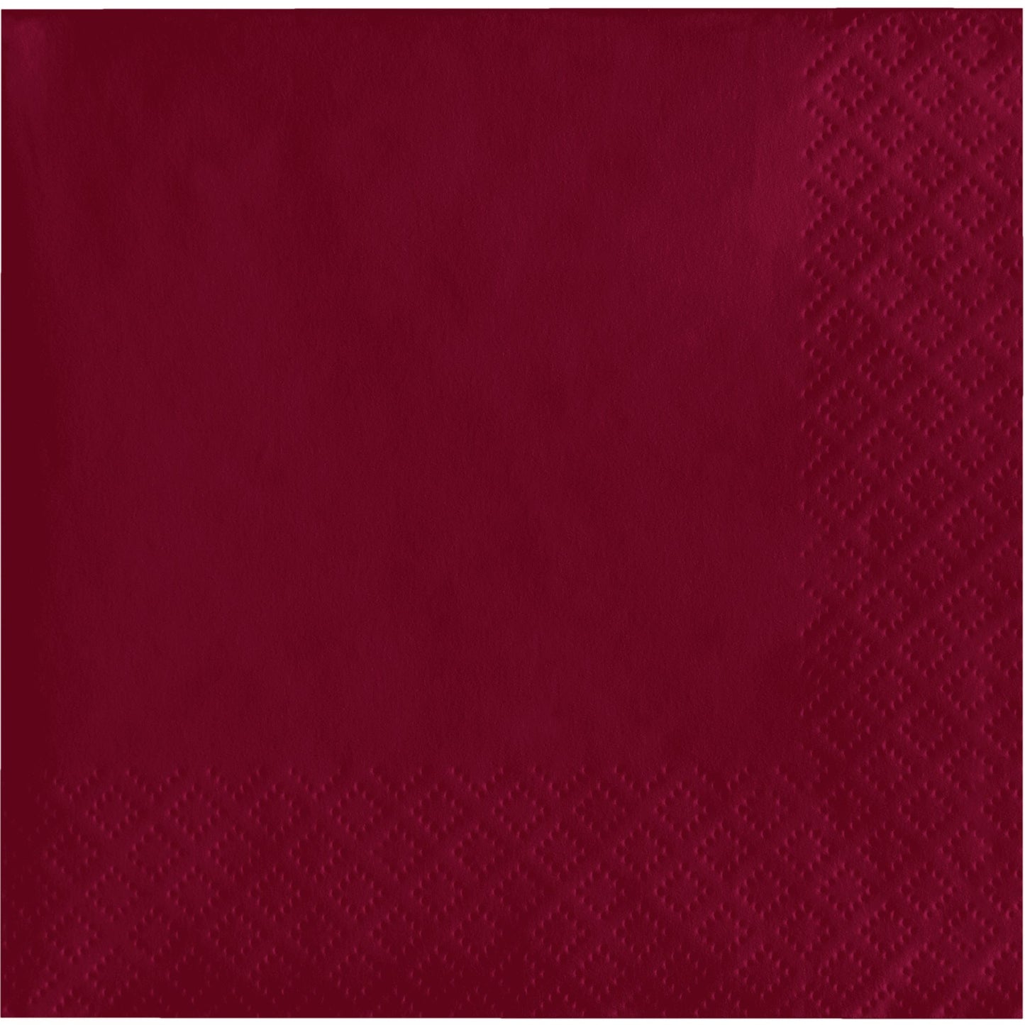 Burgundy 2-Ply Beverage Napkins 600 ct
