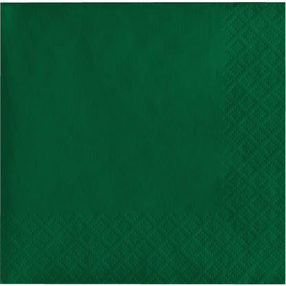 Hunter Green 2-Ply Beverage Napkins 600 ct