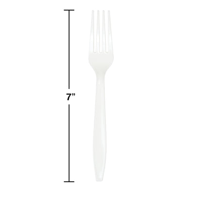 White Plastic Forks 288 ct