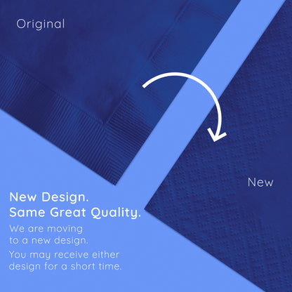 Cobalt Blue 2-Ply Luncheon Napkins 600 ct Emboss Callout Image