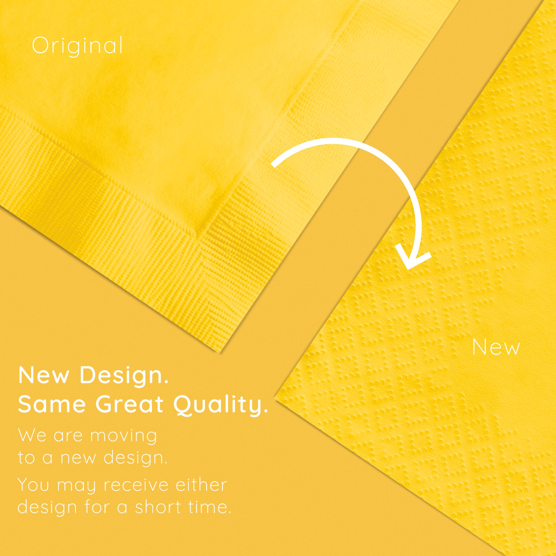 School Bus Yellow 2-Ply Luncheon Napkins 600 ct Emboss Callout Image