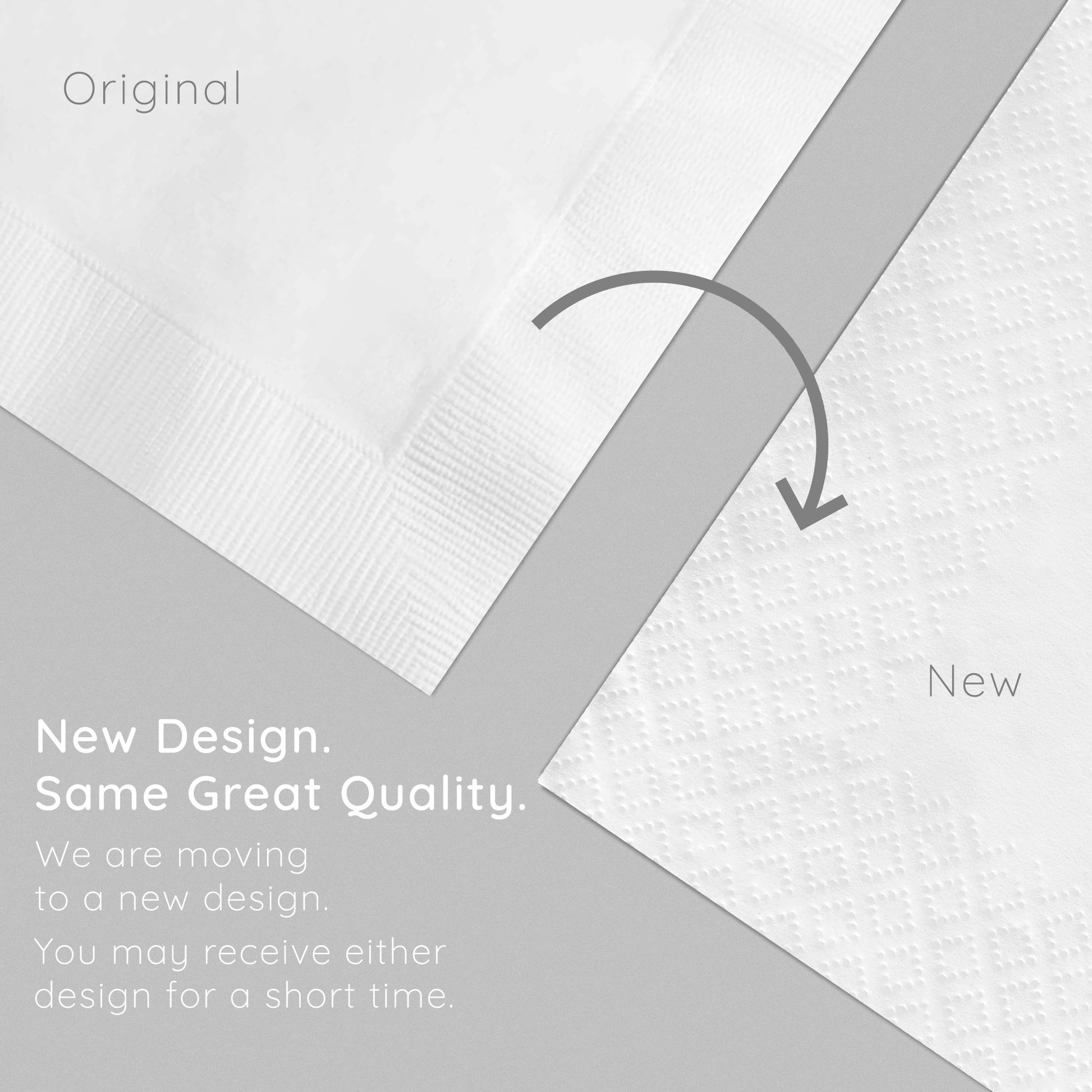 Value Friendly White Beverage Napkins 240 ct Emboss Callout Image