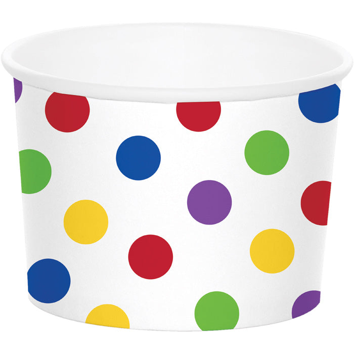 Multicolor Dot Treat Cups 72 ct