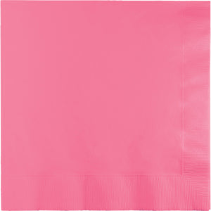 Value Friendly Candy Pink Beverage Napkins 240 ct