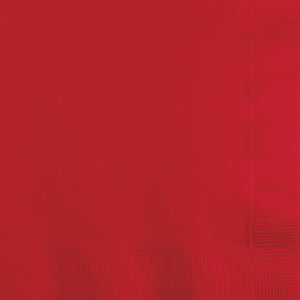 Value Friendly Classic Red Beverage Napkins 240 ct