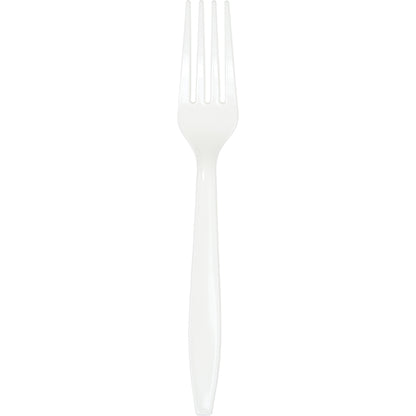 White Plastic Forks 288 ct